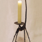 Zsiráf gyertyatartó