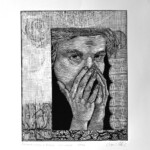 Mindennek megvan a határa linómetszet mérete 50x40cm papir mérete 70x100_cm 2024