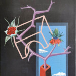 Furcsa tavasz 40x30cm akril vászon 2020-21